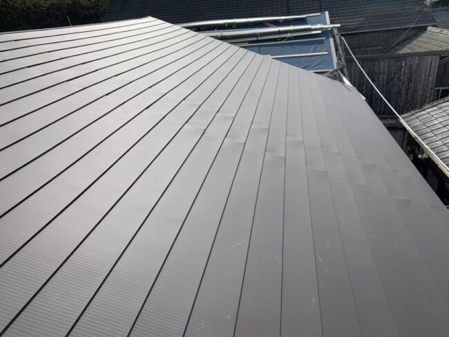 大月町の屋根替え。荷上げ